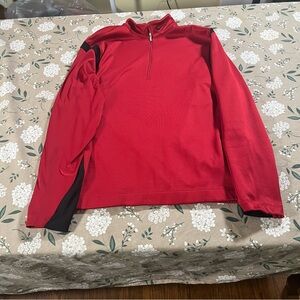 Nike Golf Men Medium Therma-Fit 1/4 Zip Long Sleeve Pullover Performance Preppy
